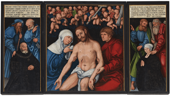 Lucas Cranach d. Ä. - Altartryptichon für die Georgs-Kapelle