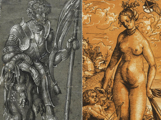 Lucas Cranach d. Ä., Hl. Georg und Venus und Amor