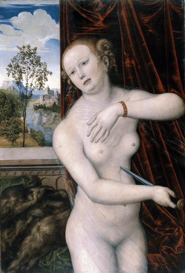 Der Selbstmord der Lucretia - Lucas Cranach d. Ä.
